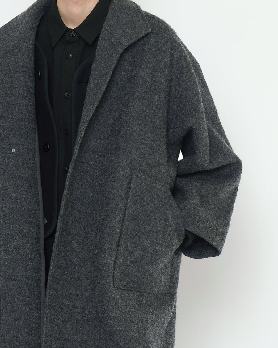 Fall Lapel Coat - FW25 - Heather Gray