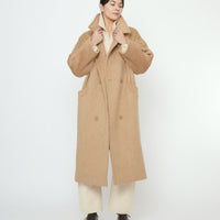 Oversized Wool Coat - FW25 - Wheat