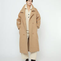Oversized Wool Coat - FW25 - Wheat