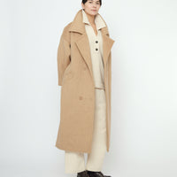 Oversized Wool Coat - FW25 - Wheat