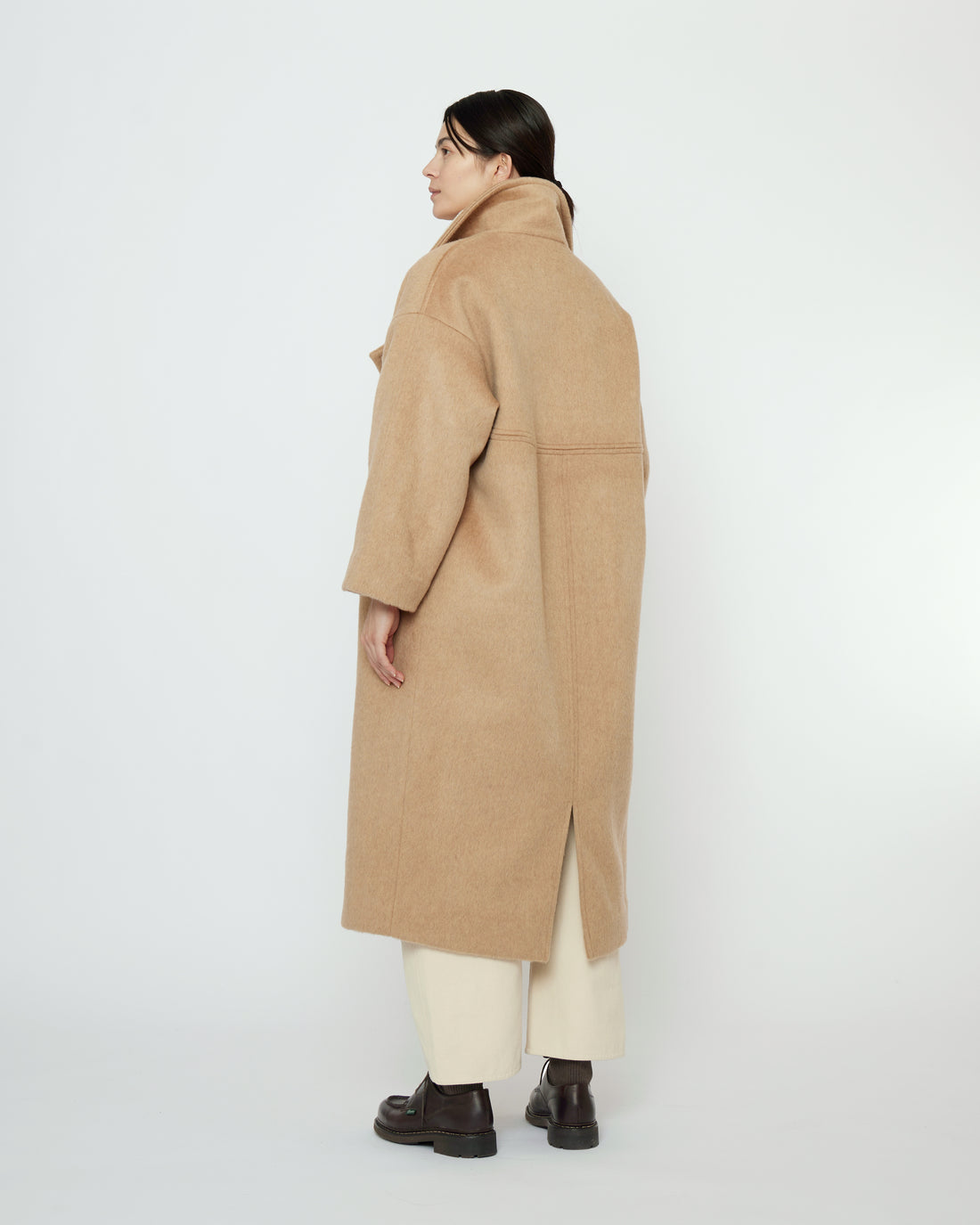 Oversized Wool Coat - FW25 - Wheat