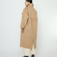 Oversized Wool Coat - FW25 - Wheat