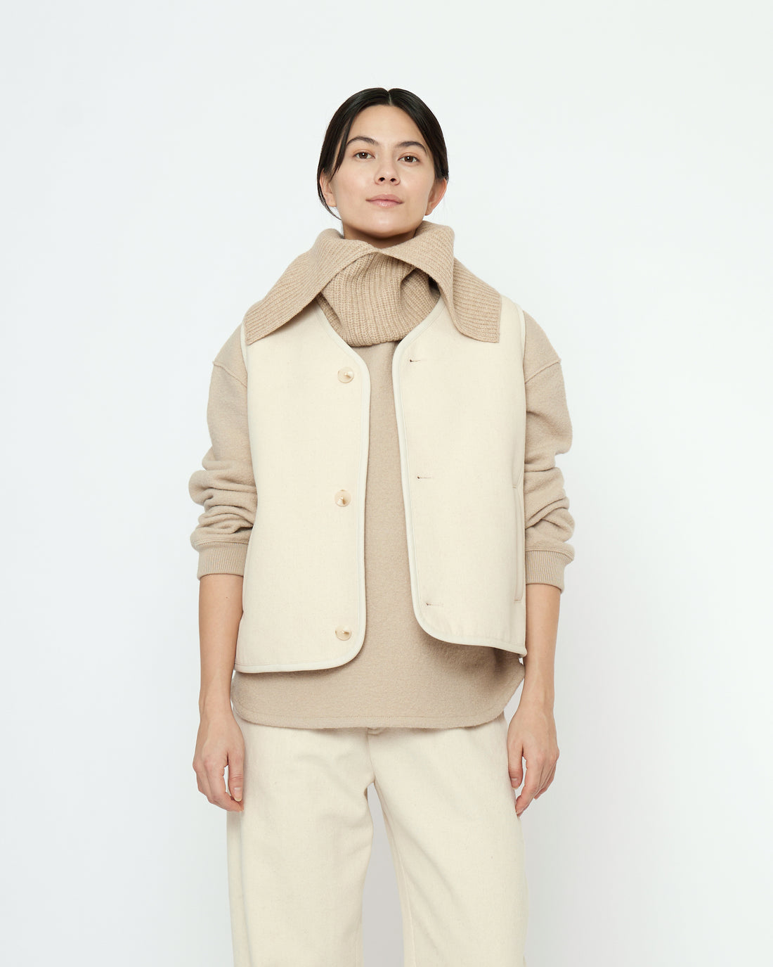 Double Faced Canvas Vest - FW25 - Off-White