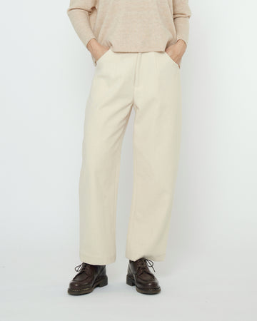 Signature Curve Legged Trouser - Fall Edition - Off-White
