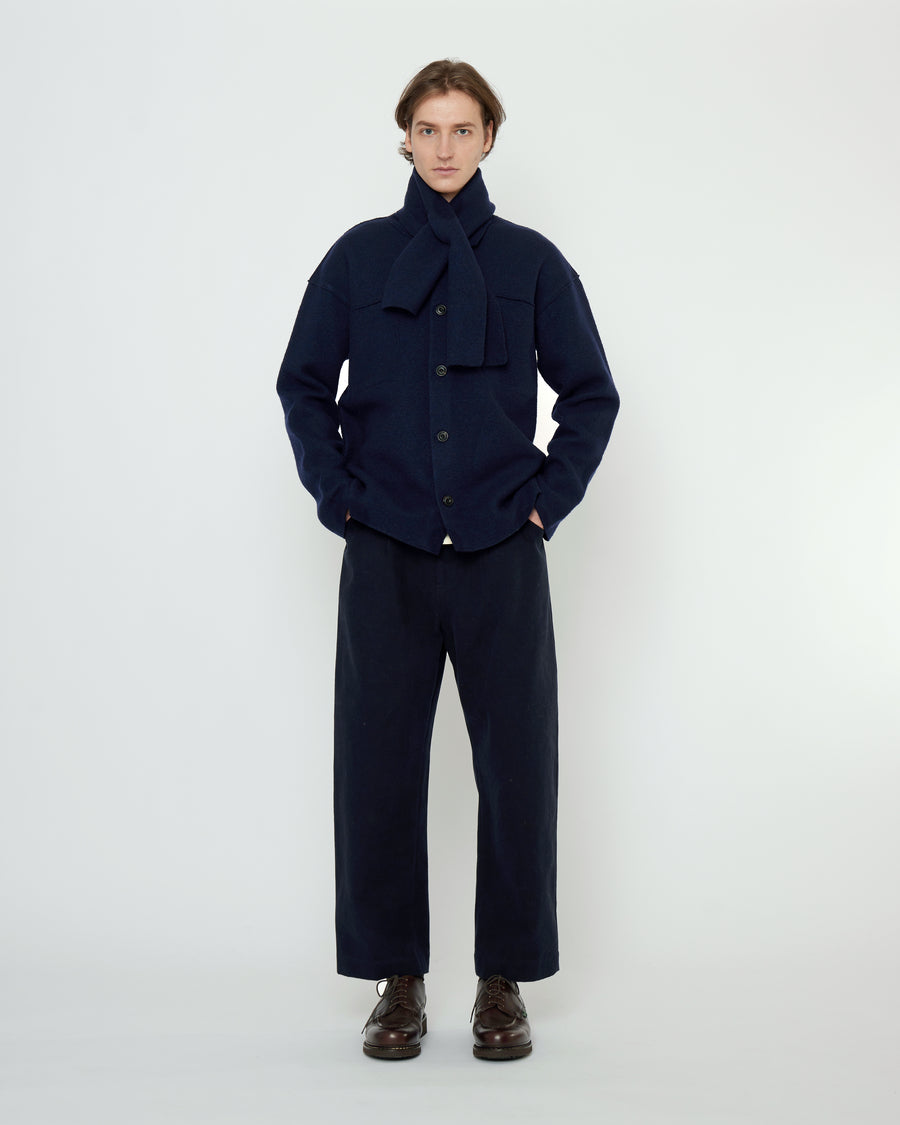 Cross Scarf - Boiled Wool - FW25 - Color Options