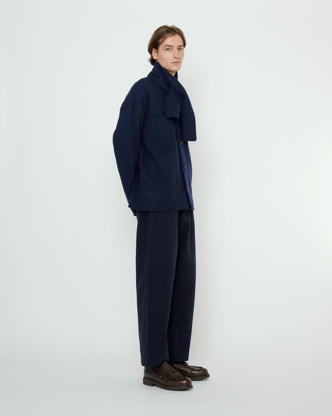 Cross Scarf - Boiled Wool - FW25 - Color Options