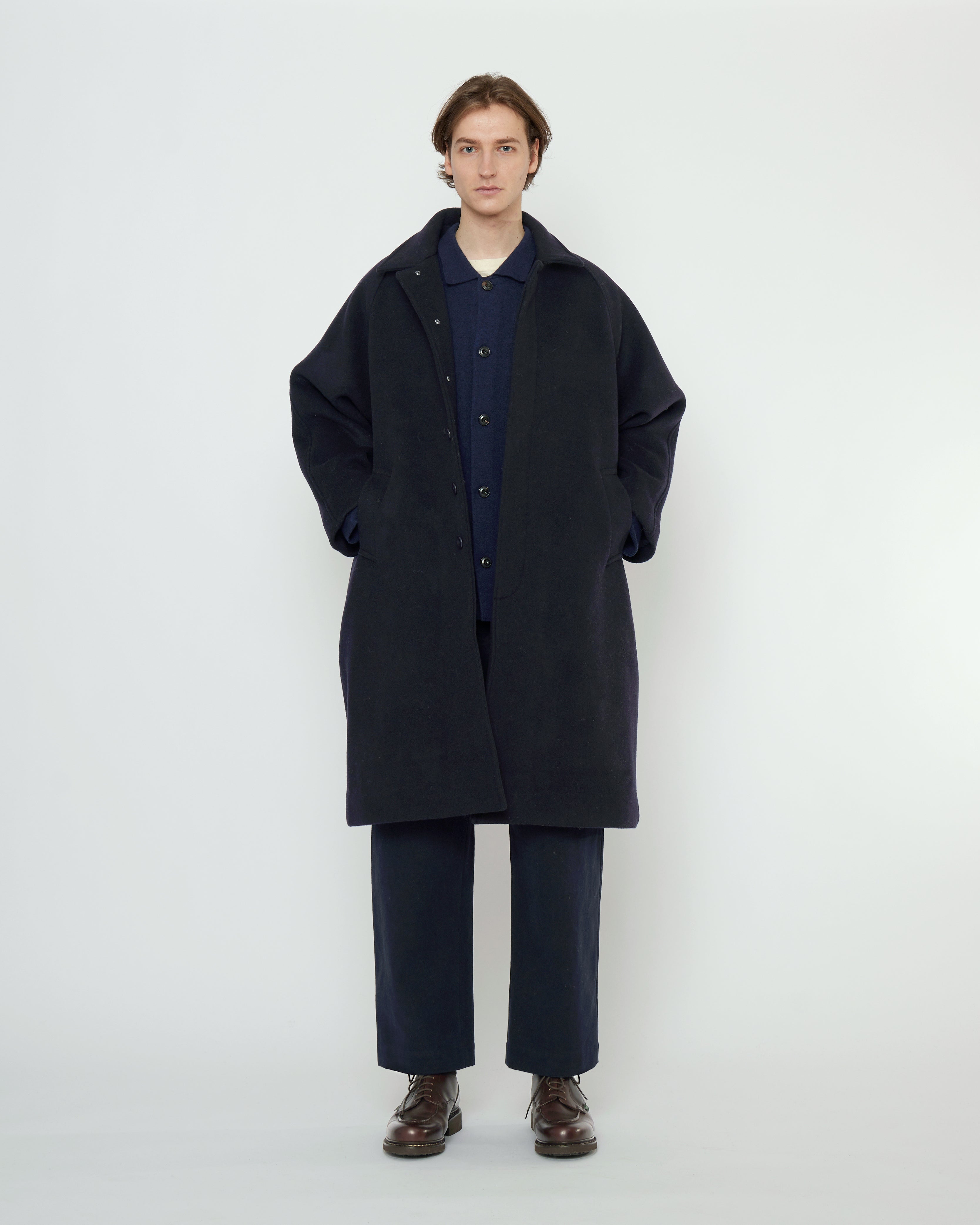 Wool Duster - FW25 - Navy Black