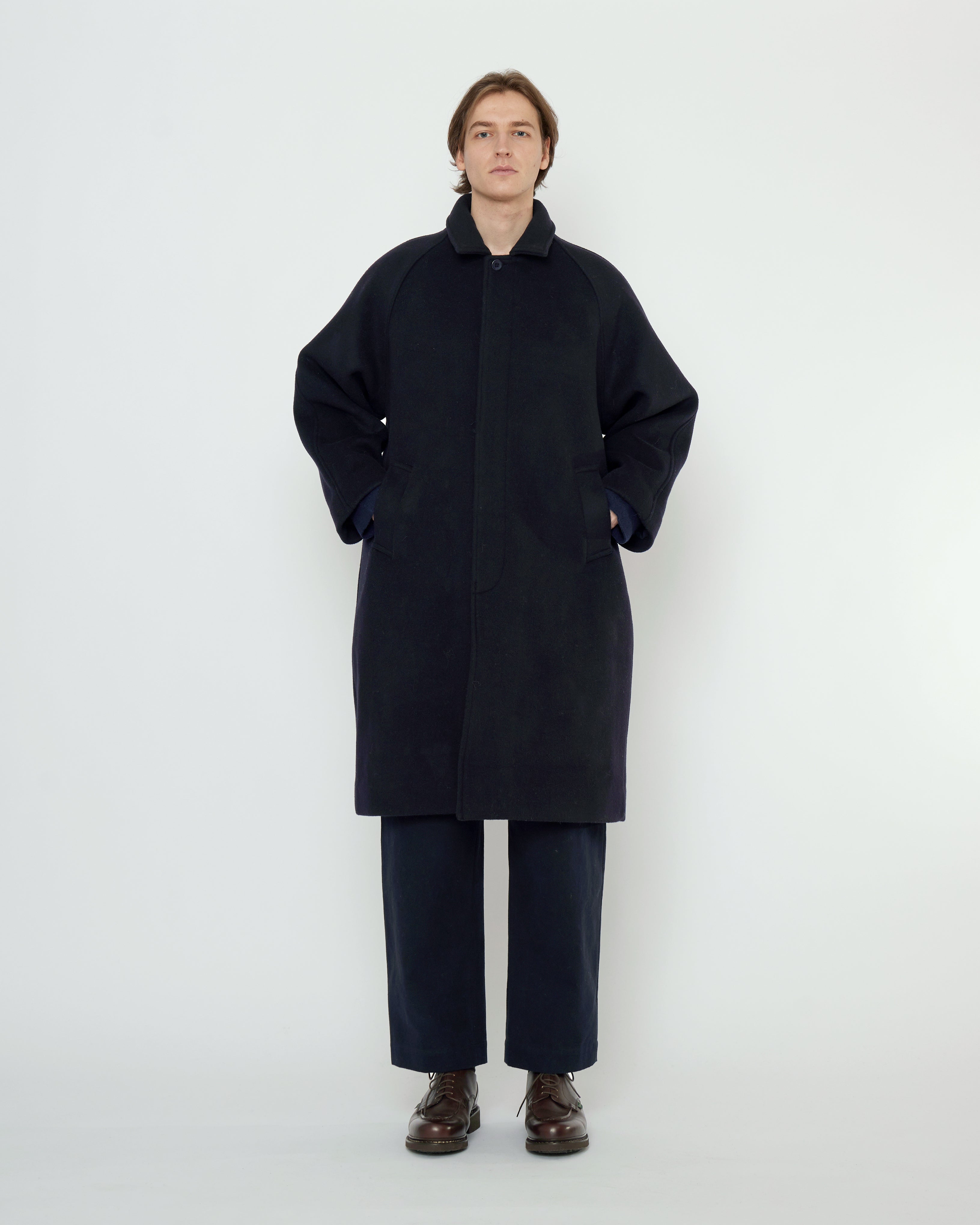 Wool Duster - FW25 - Navy Black