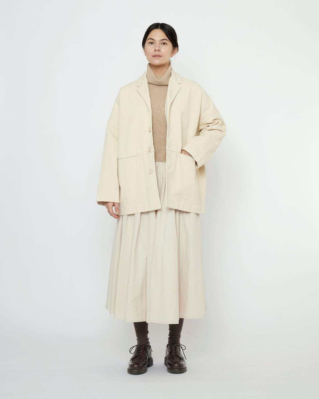 Oversized Blazer - FW25 - Antique White