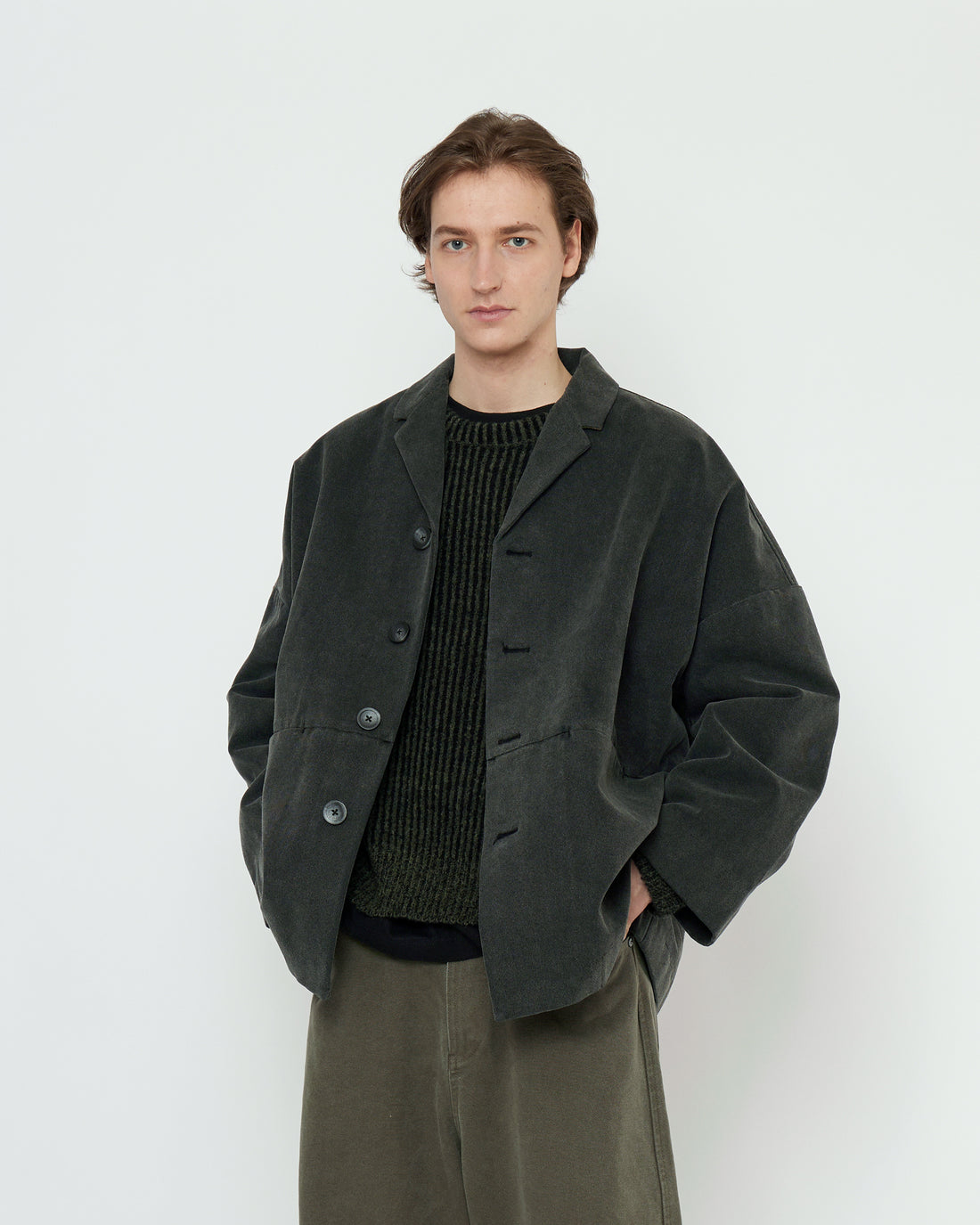 Oversized Blazer - FW25 - Washed Black
