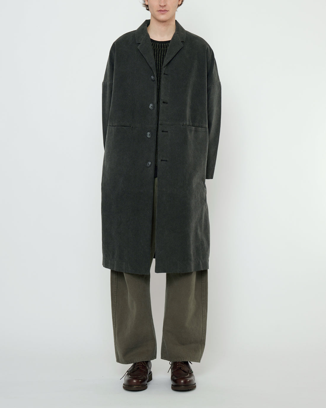 Oversized Blazer Coat - FW25 - Washed Black