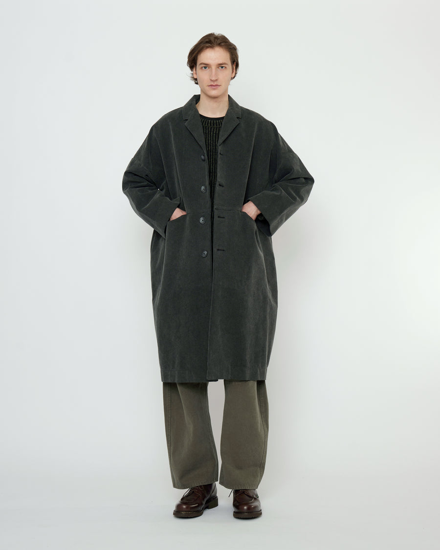 Oversized Blazer Coat - FW25 - Washed Black