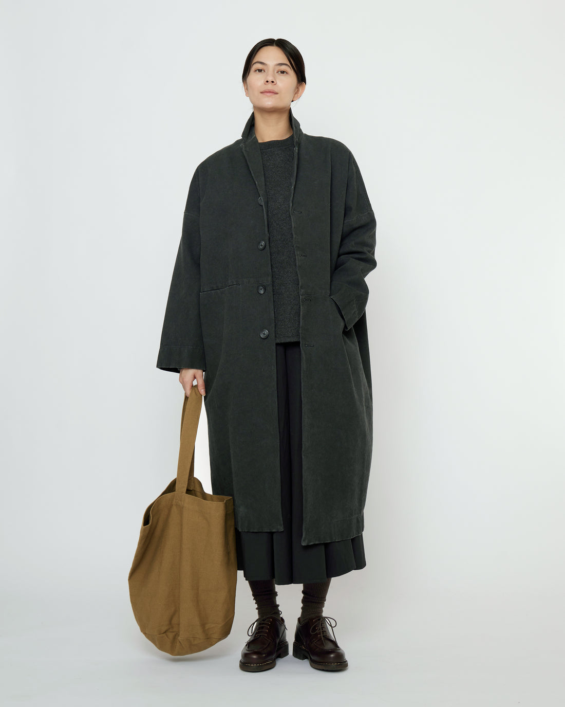 Oversized Blazer Coat - FW25 - Washed Black