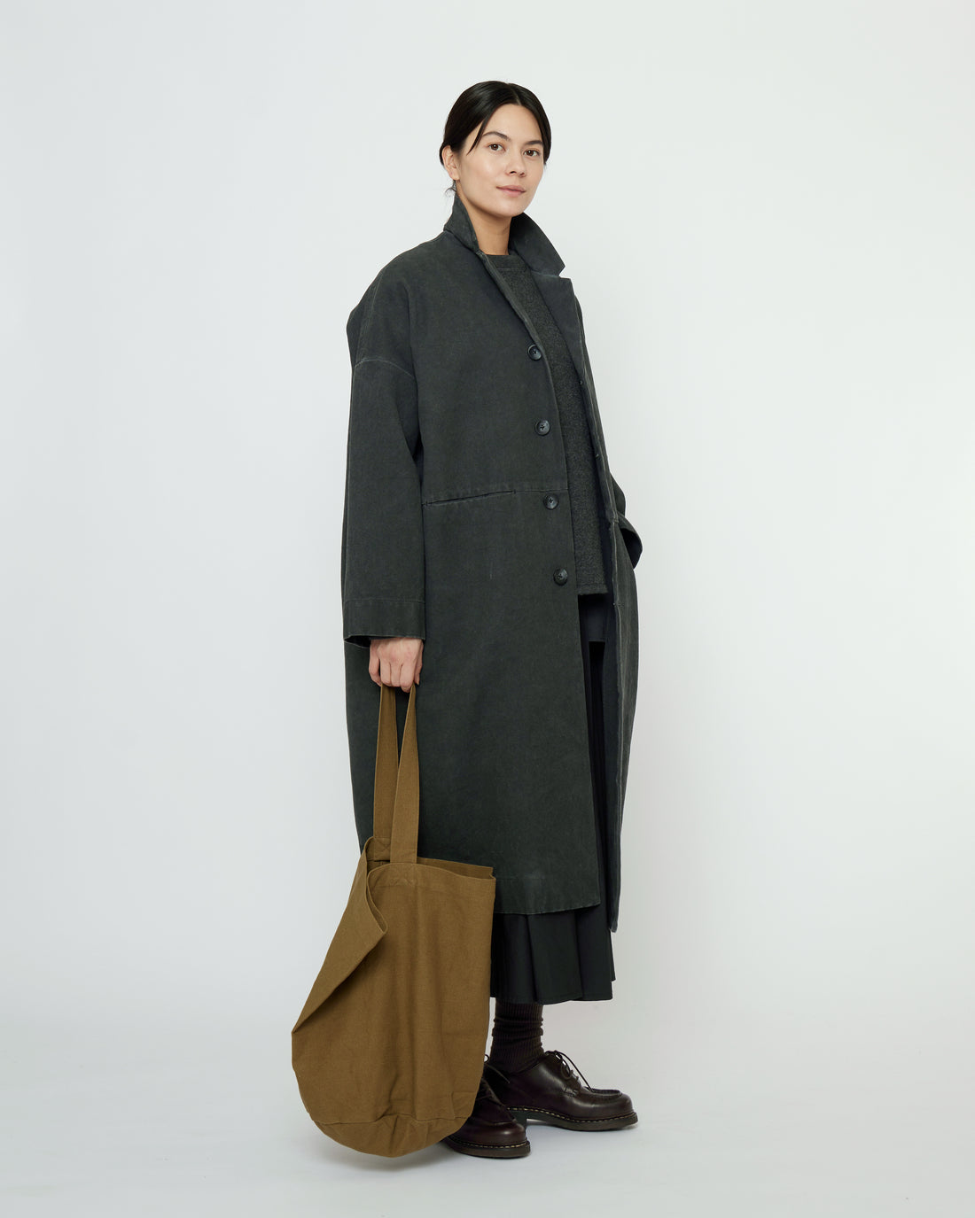 Oversized Blazer Coat - FW25 - Washed Black
