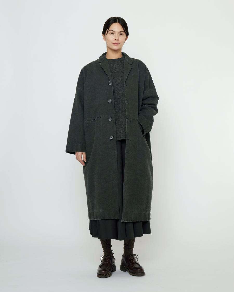 Oversized Blazer Coat - FW25 - Washed Black
