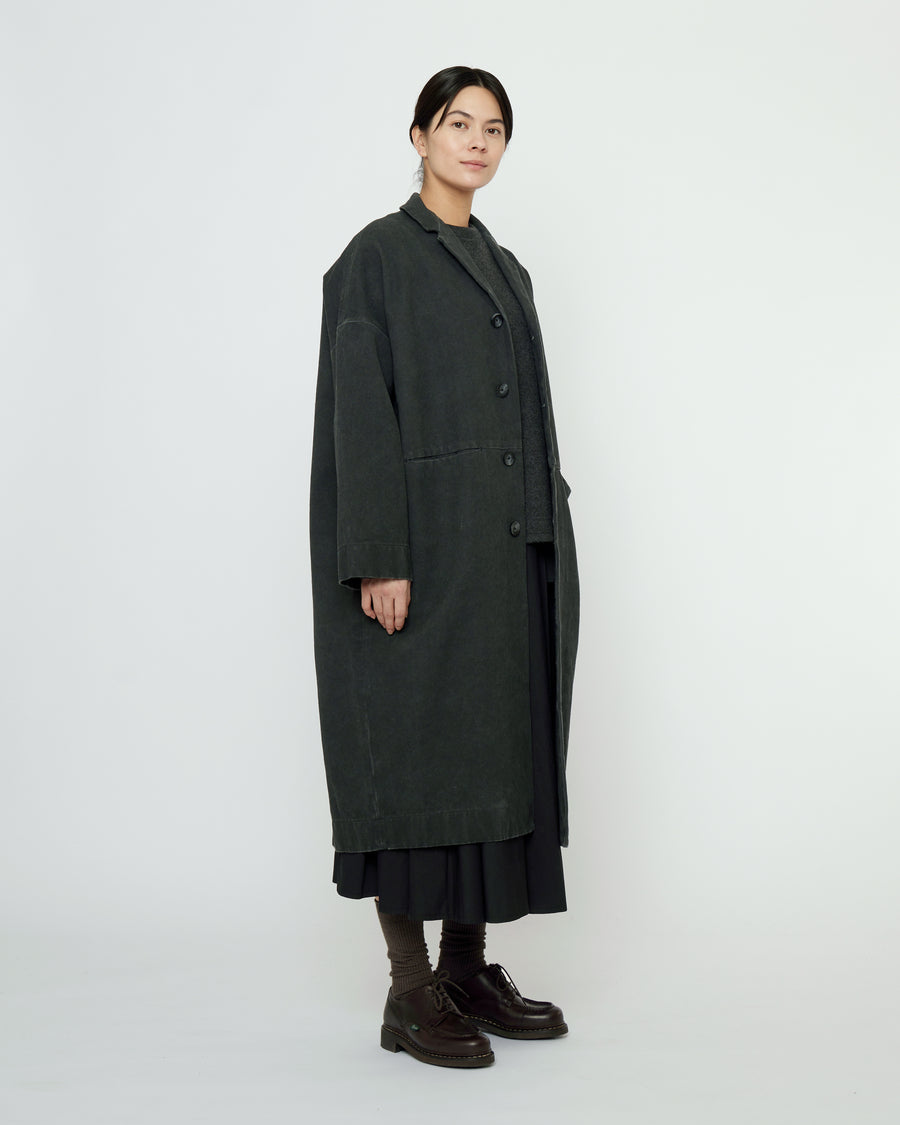 Oversized Blazer Coat - FW25 - Washed Black