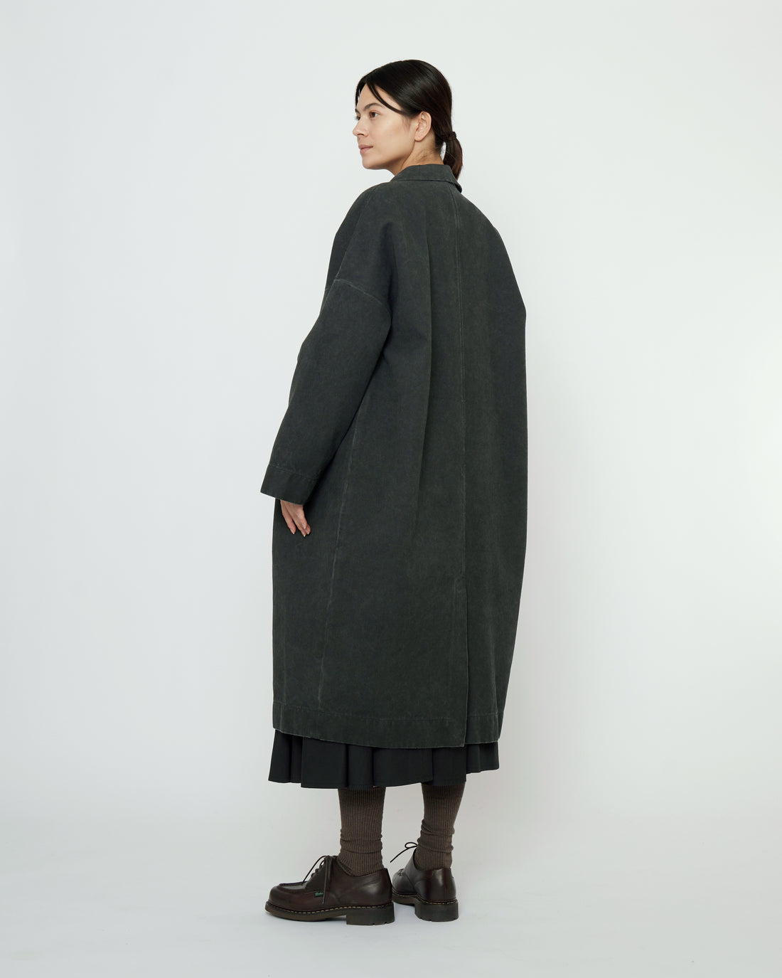 Oversized Blazer Coat - FW25 - Washed Black