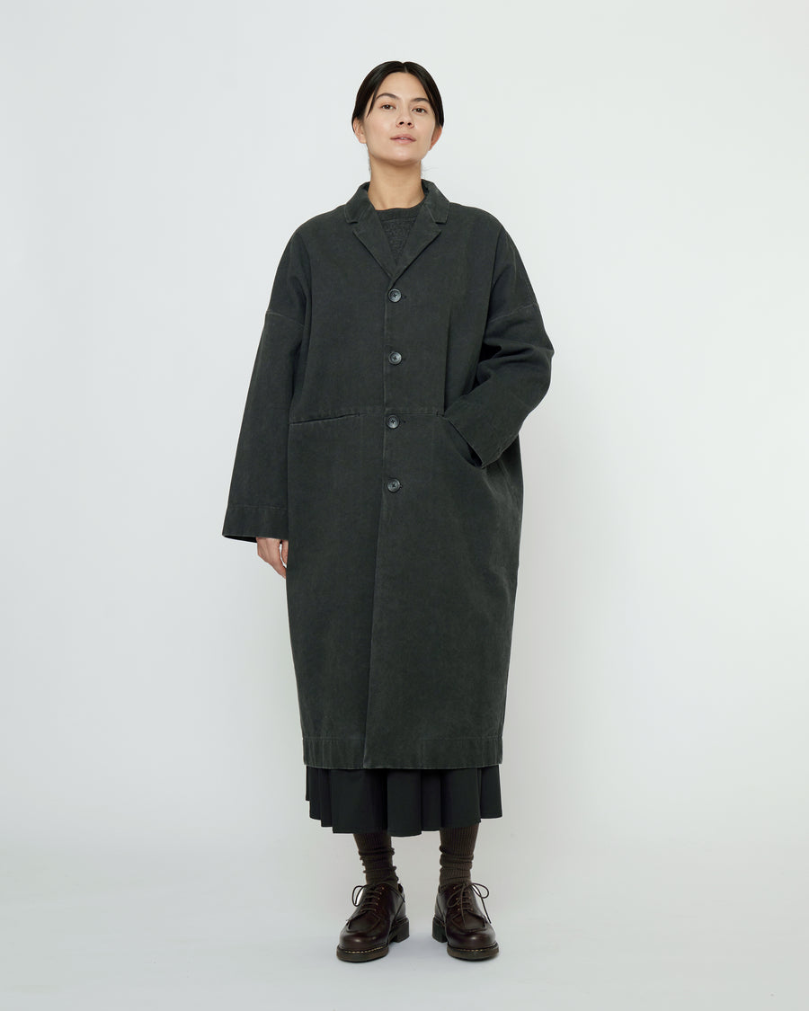 Oversized Blazer Coat - FW25 - Washed Black