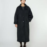 Balmacaan Coat - FW25 - Charcoal