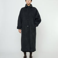 Balmacaan Coat - FW25 - Charcoal