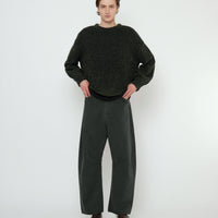 Curve Legged Work Trouser - FW25 - Washed Black