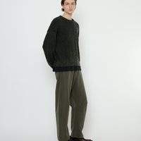 Striped Poet Sweater - FW25 - Gray Black