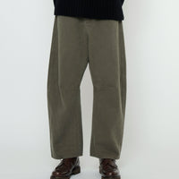 Curve Legged Work Trouser - FW25 - Washed Olive