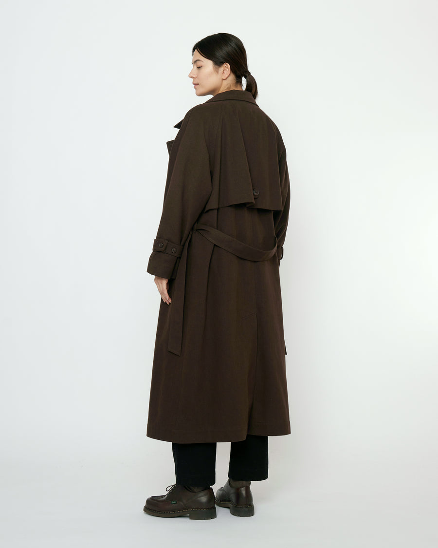 Fall Long Trench - FW25 - Molasses