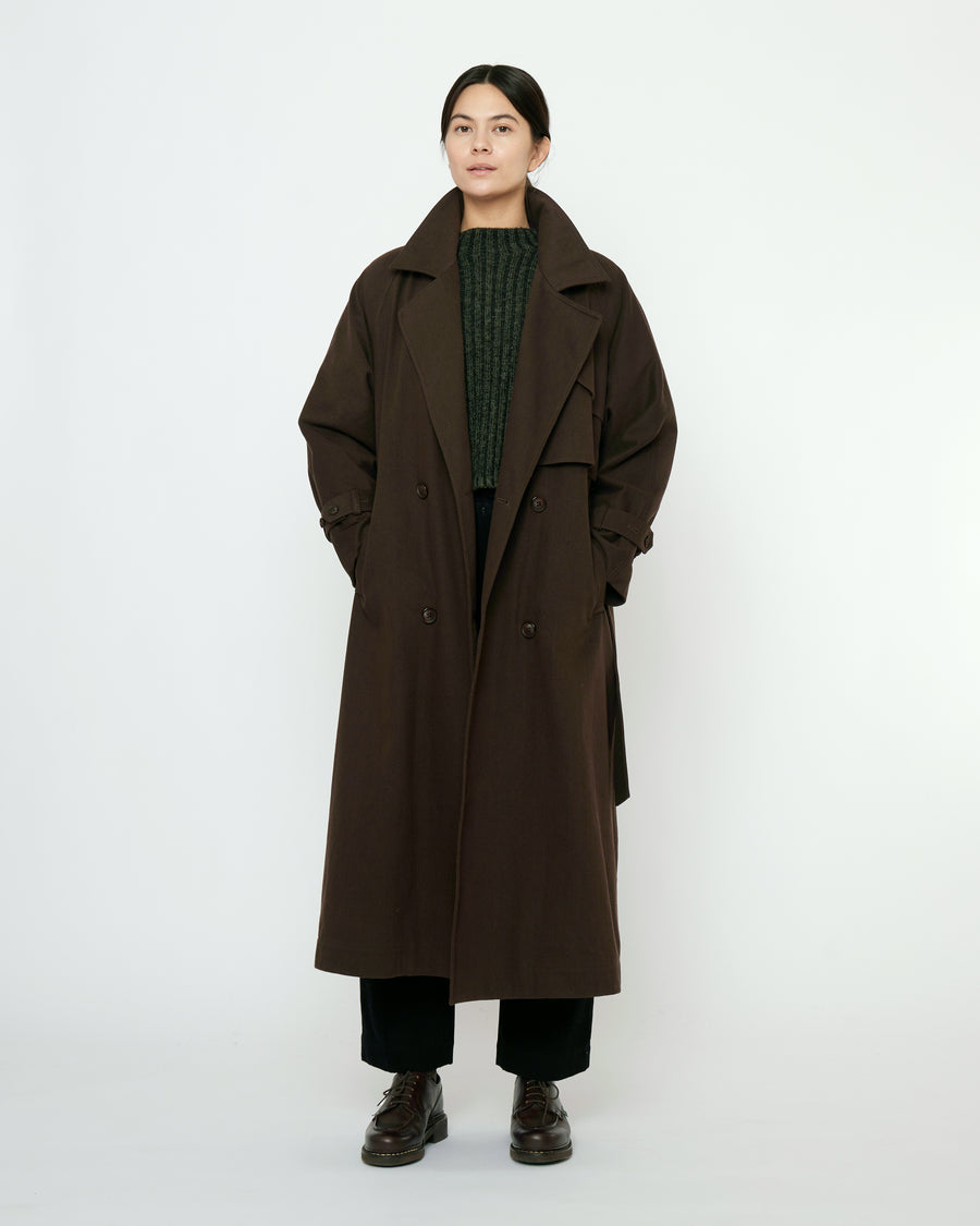 Fall Long Trench - FW25 - Molasses