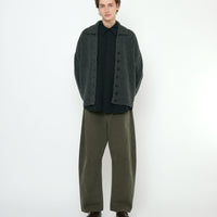 Chunky Collared Cardigan - FW25 - Gray