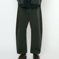 Curve Legged Work Trouser - FW25 - Washed Black