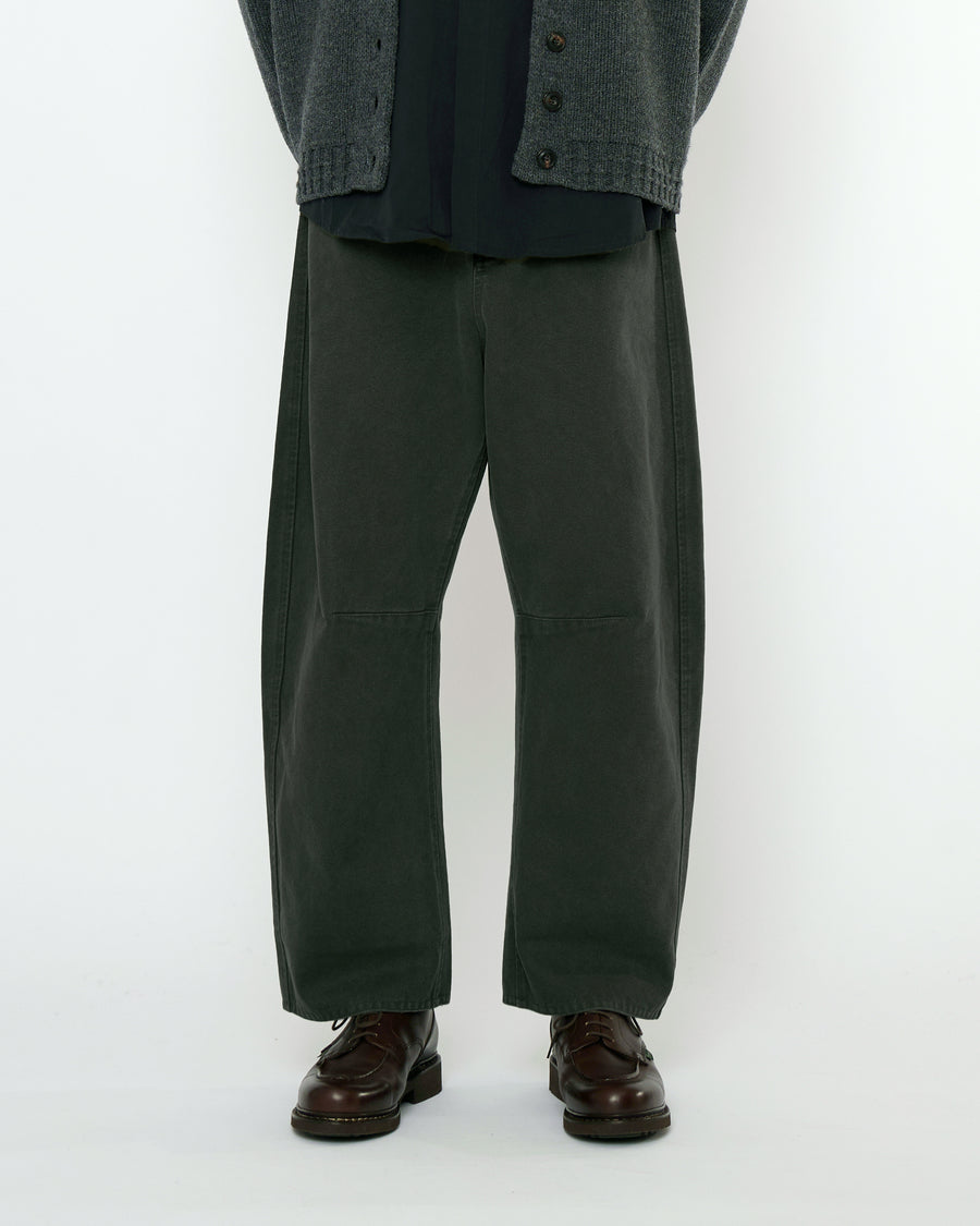 Curve Legged Work Trouser - FW25 - Washed Black