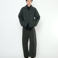 Chunky Collared Cardigan - FW25 - Gray