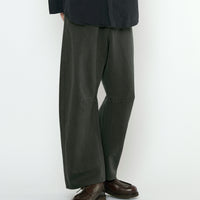 Curve Legged Work Trouser - FW25 - Washed Black