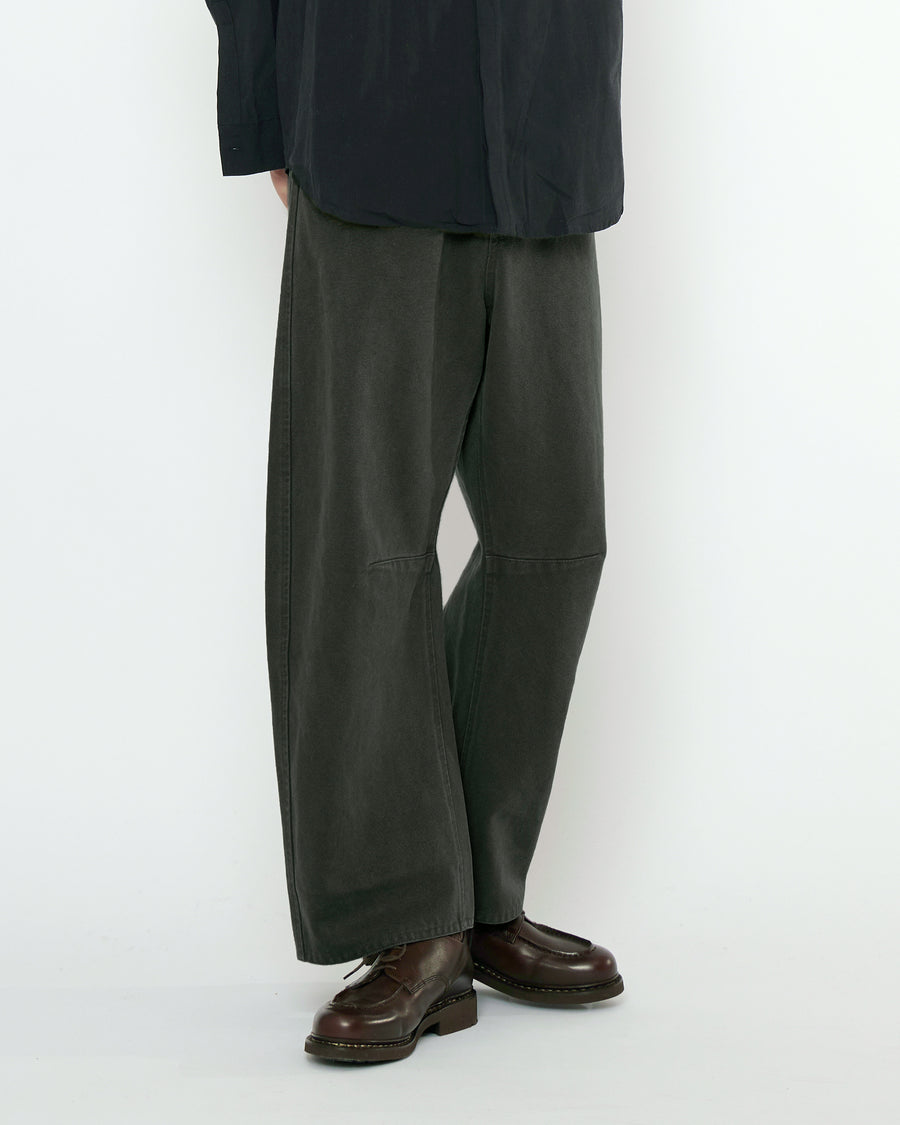 Curve Legged Work Trouser - FW25 - Washed Black