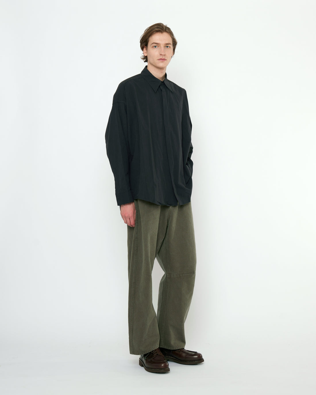 Cocoon Dress Shirt - FW25 - Black