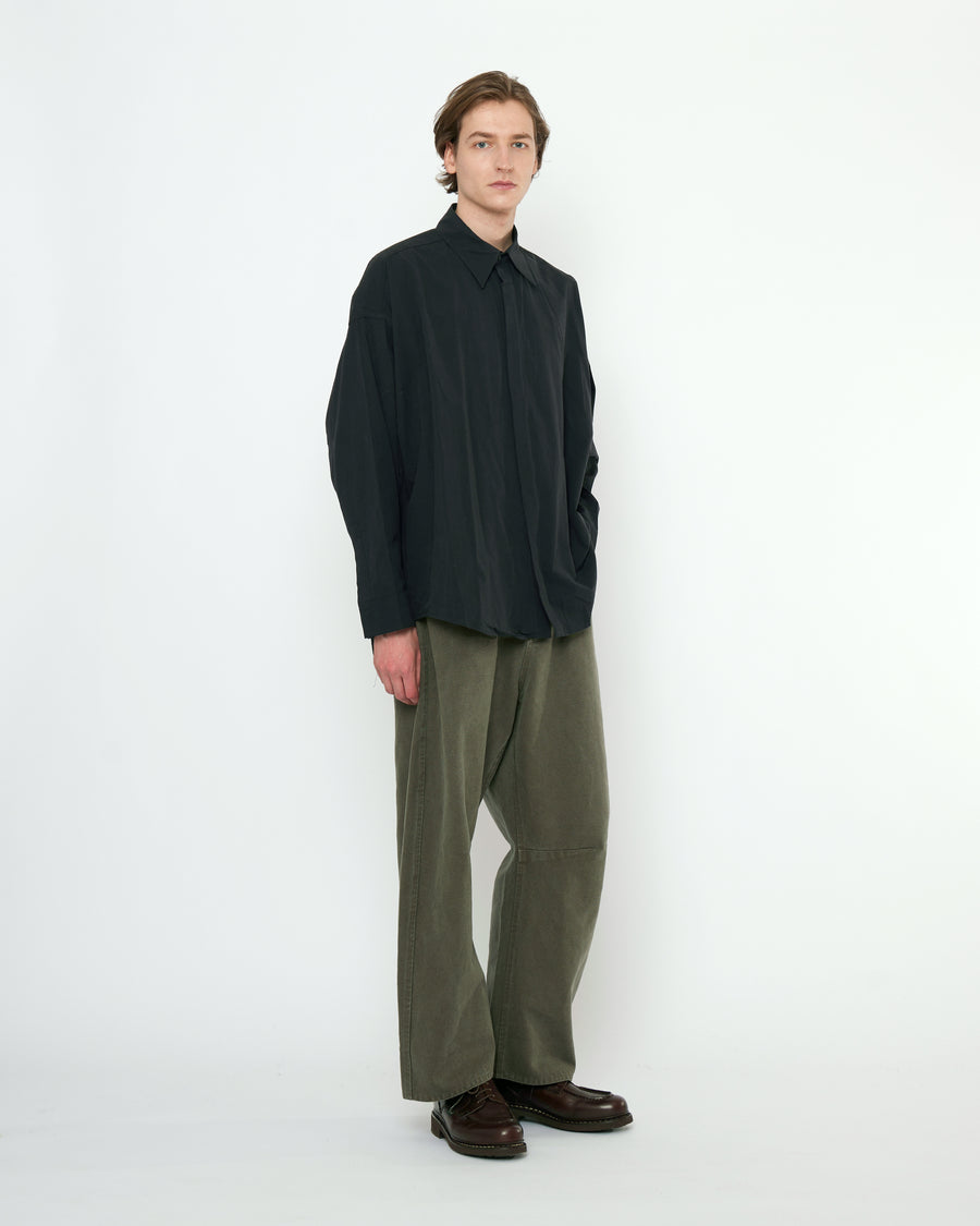 Cocoon Dress Shirt - FW25 - Black