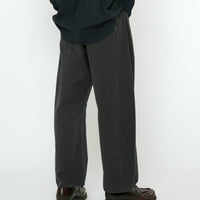 Curve Legged Work Trouser - FW25 - Washed Black