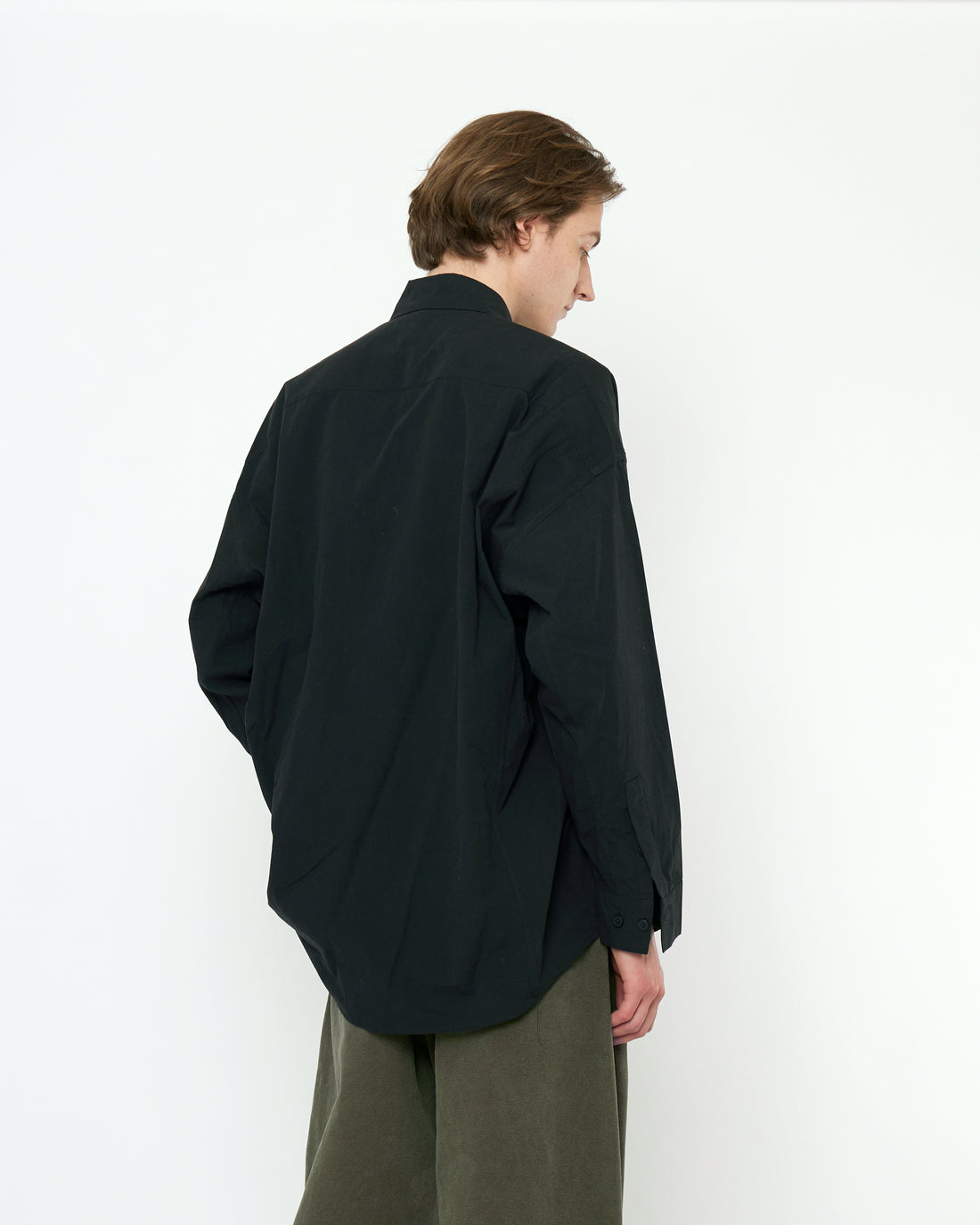 Cocoon Dress Shirt - FW25 - Black