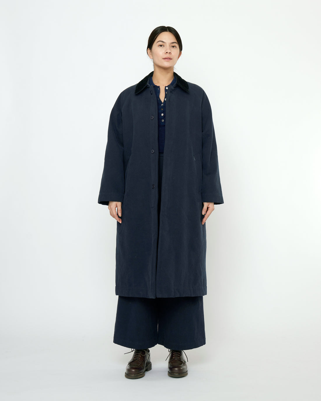 Padded Car Coat - FW25 - Navy Black