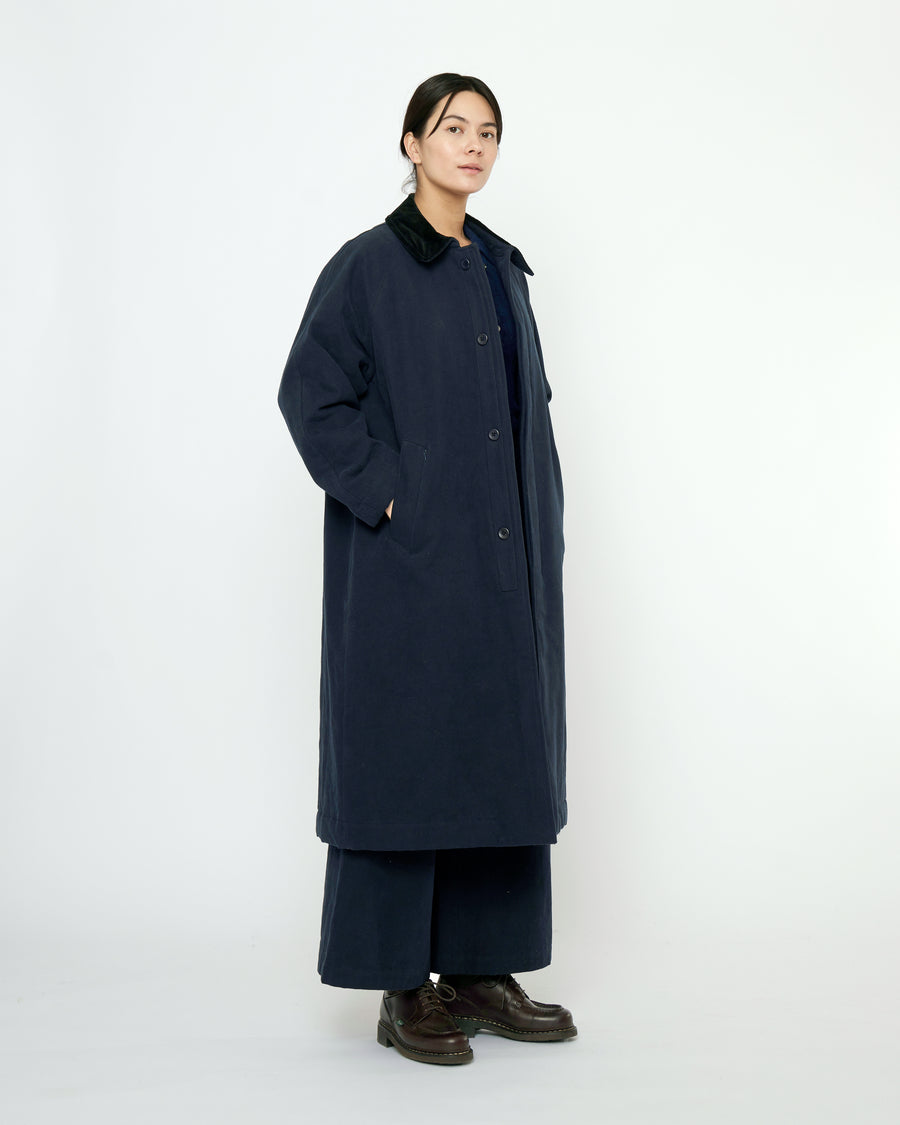 Padded Car Coat - FW25 - Navy Black