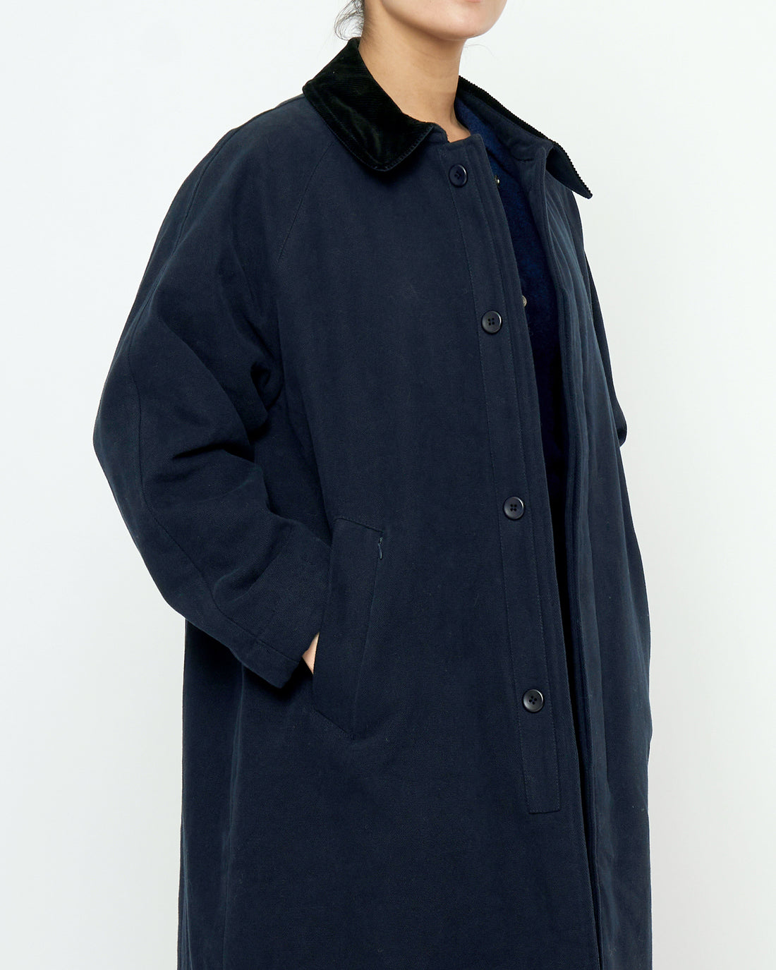 Padded Car Coat - FW25 - Navy Black