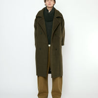 Oversized Wool Coat - FW25 - Deep Olive