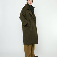 Oversized Wool Coat - FW25 - Deep Olive