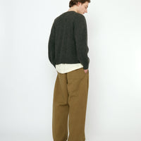 Signature Poet Sleeves Sweater - Yak Edition - Charcoal