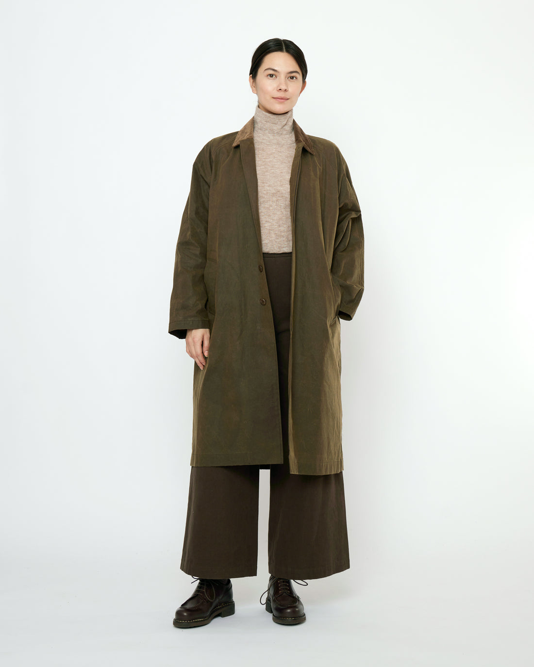 Signature Duster Coat - Fall Edition - Olive Brown