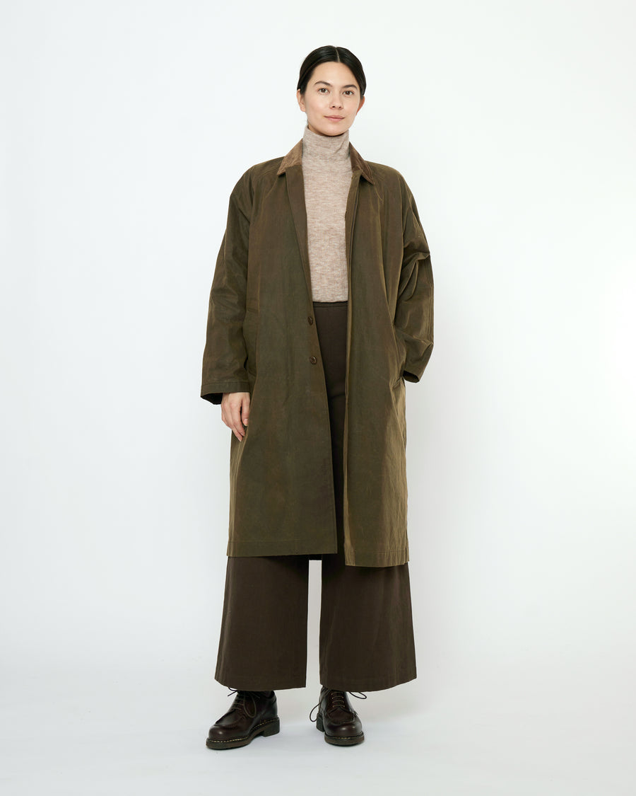 Signature Duster Coat - Fall Edition - Olive Brown