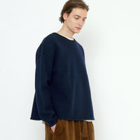 Boiled Wool Keepsake Jumper - FW25 - Navy