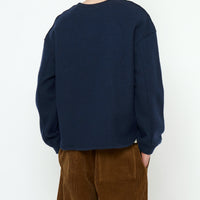Boiled Wool Keepsake Jumper - FW25 - Navy