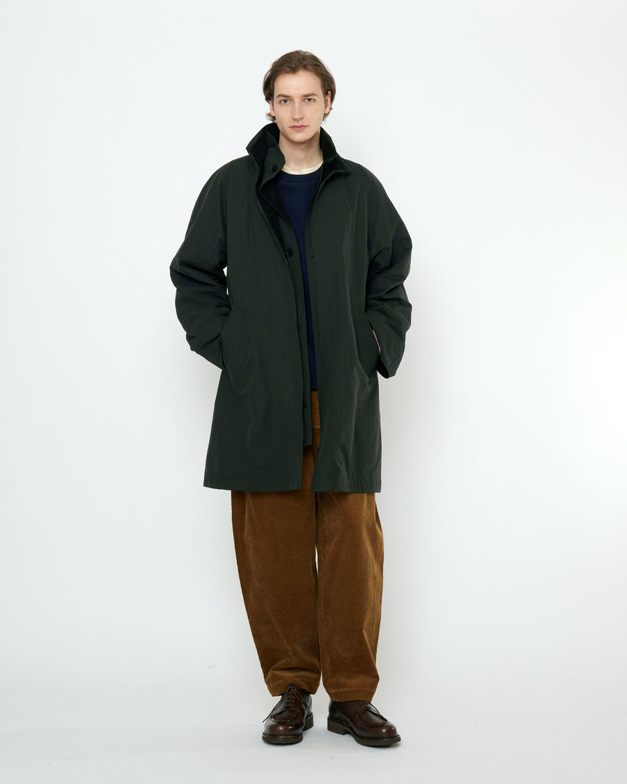 Double Collar Overtcoat - FW25 - Black